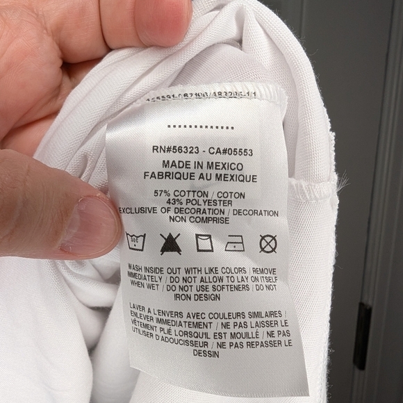 Nike Dri Fit Cotton Tee FSU Florida State Seminoles Men’s White Maroon Sz XL NWT - Picture 6 of 6